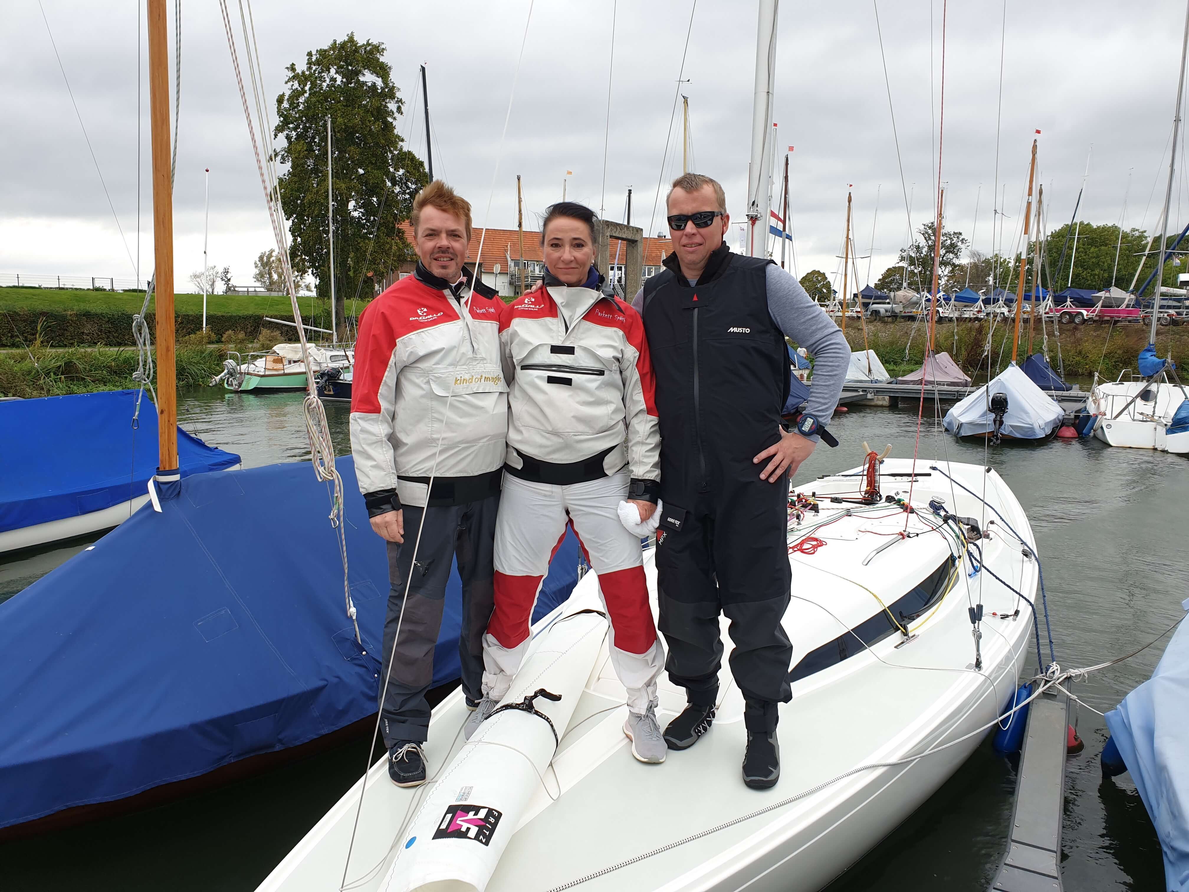 H-Boot GER 1693 : Peter und Kerstin Späth mit Gregor Kettler