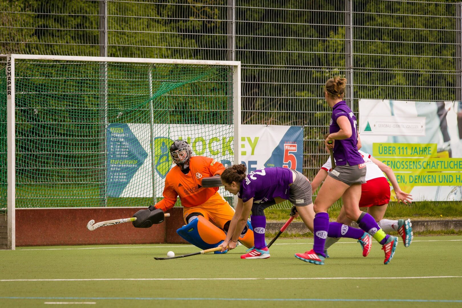 Der Ausgleichstreffer von Bonn zum 2:2 Endstand. Quelle: BTHV
