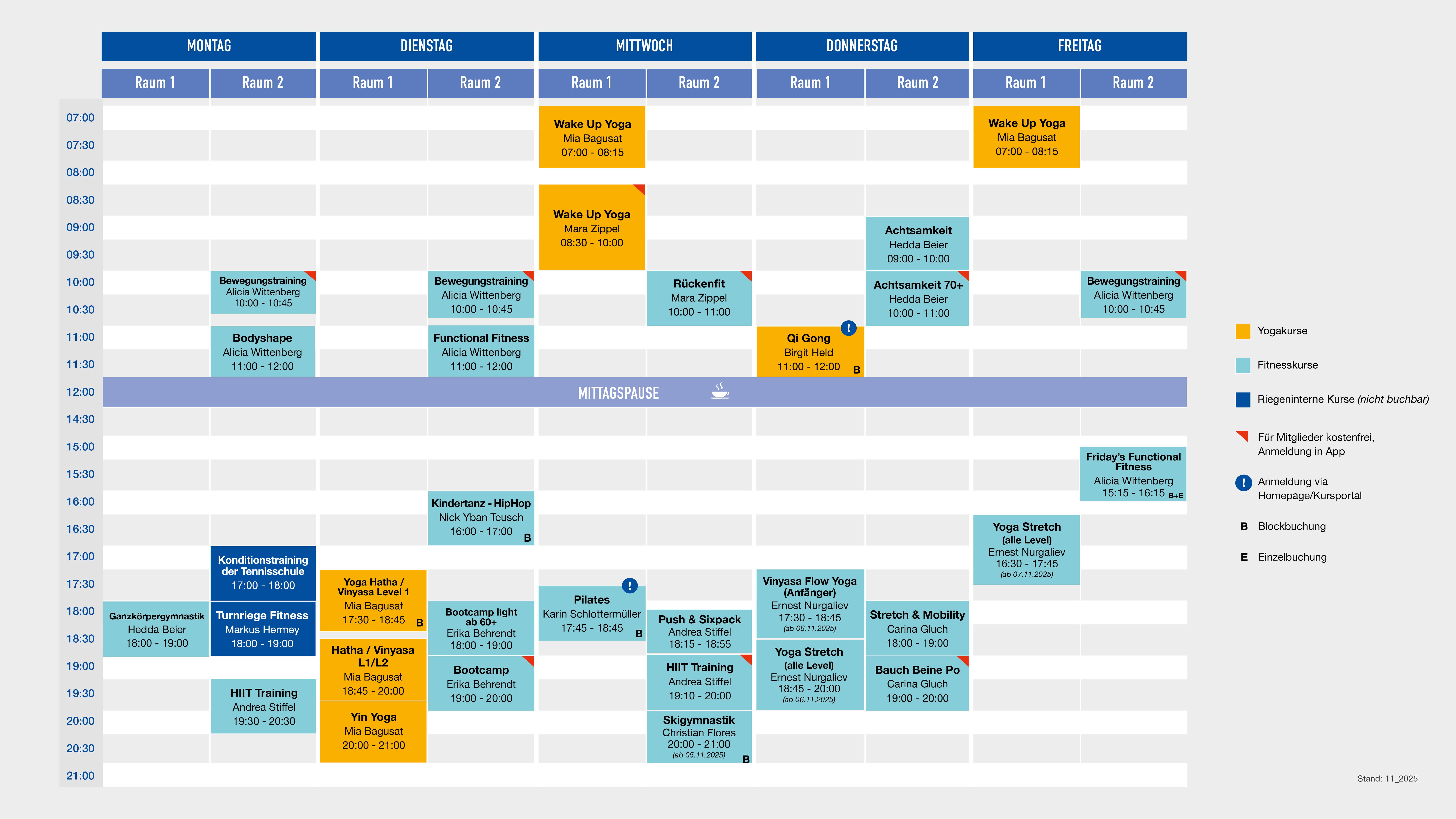 ETUF Kursplan ab 31.10.2025.
