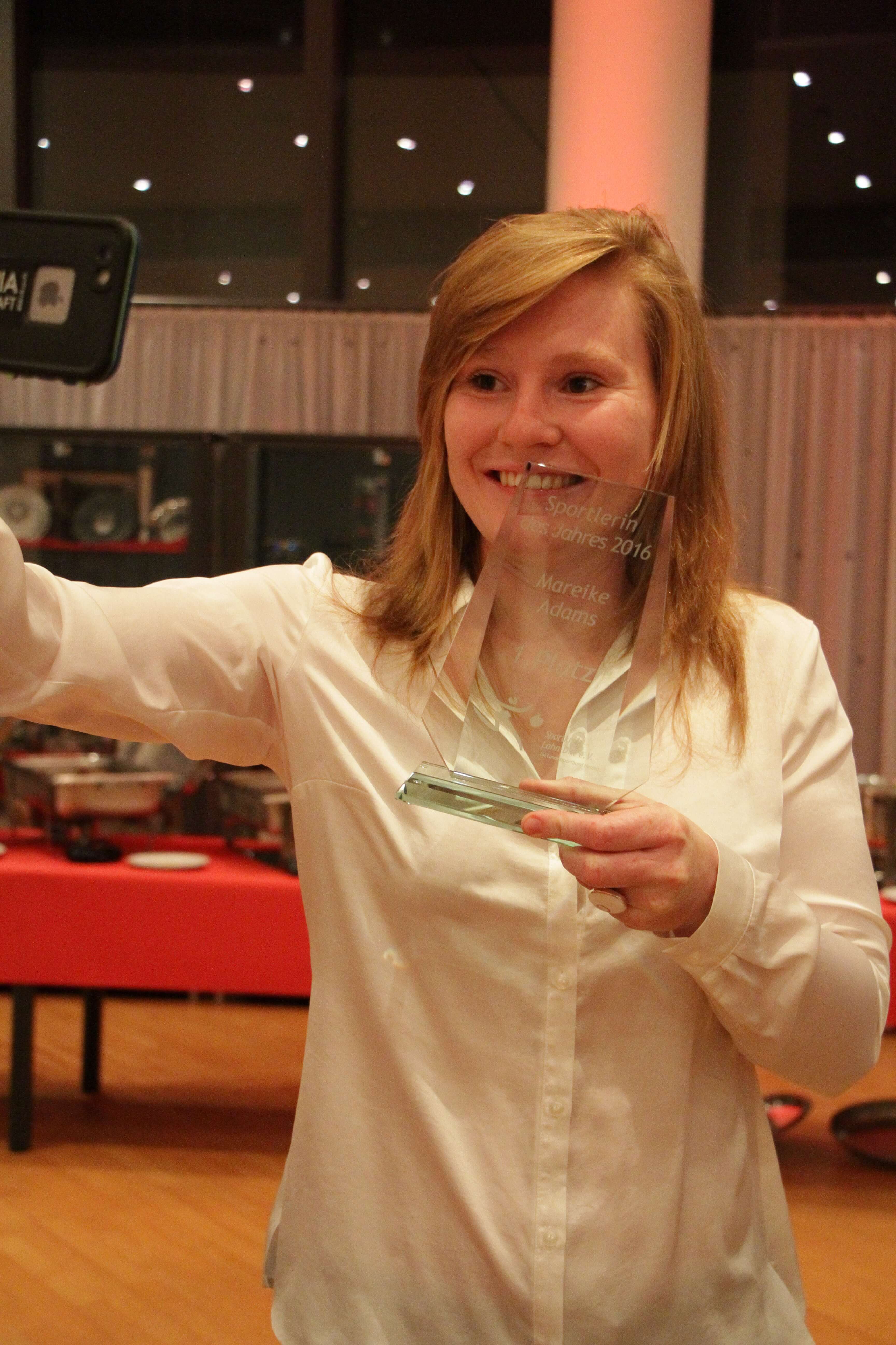 Mareike Adams Sportlerin des Jahres in Wetzlar.