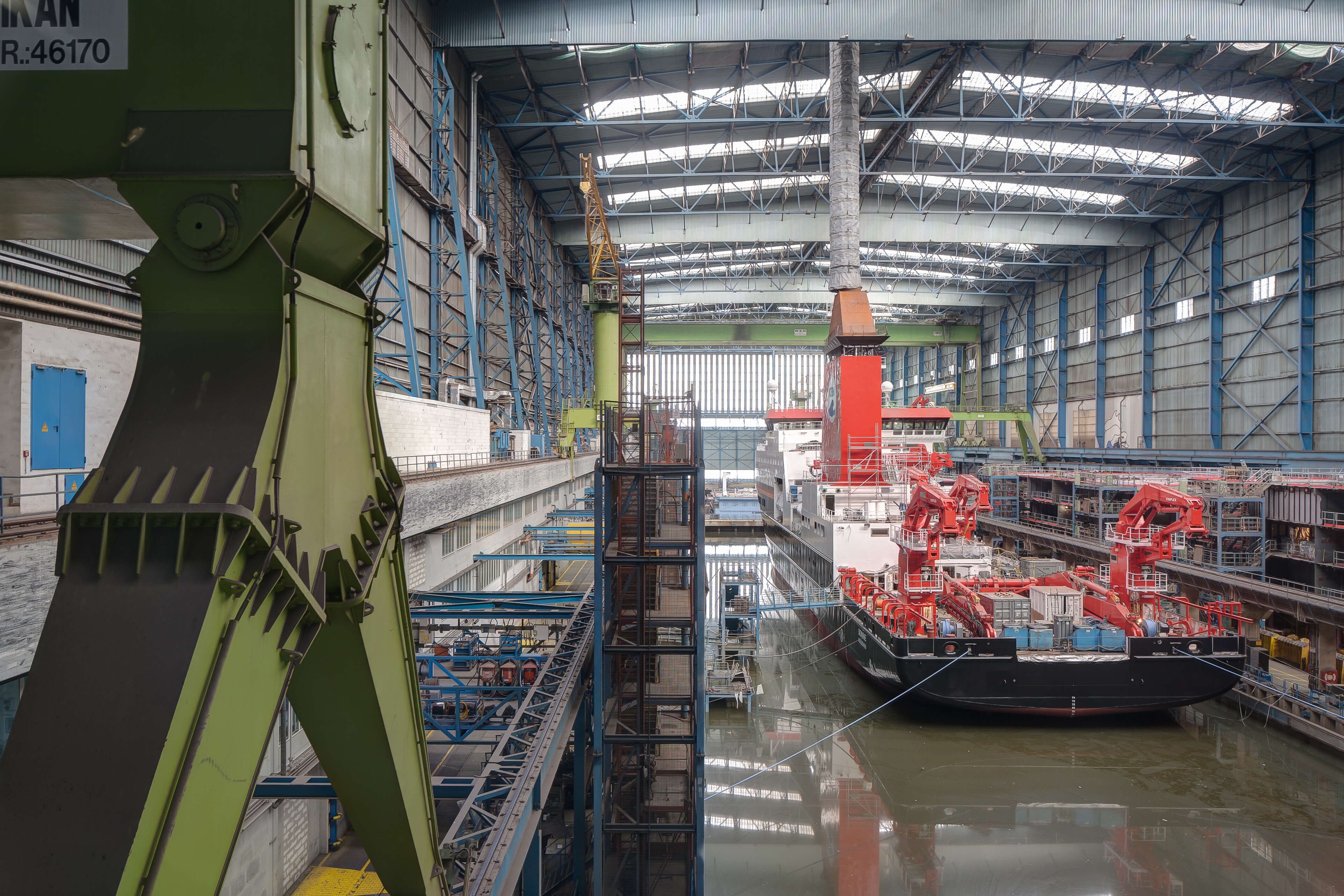 Exkursion zur Meyerwerft.