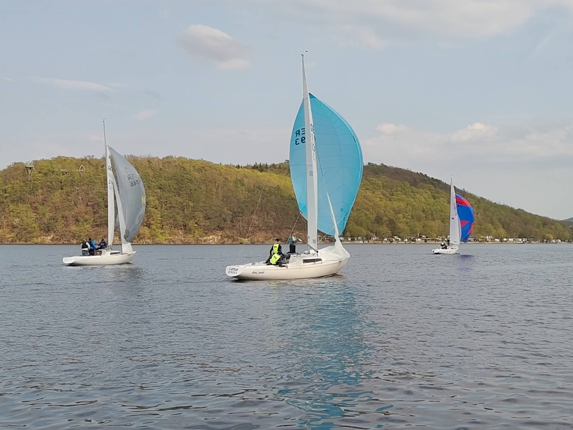 Christoph Zander wird am Edersee mit seiner Crew Dritter der Westdeutschen Meisterschaft 2026.