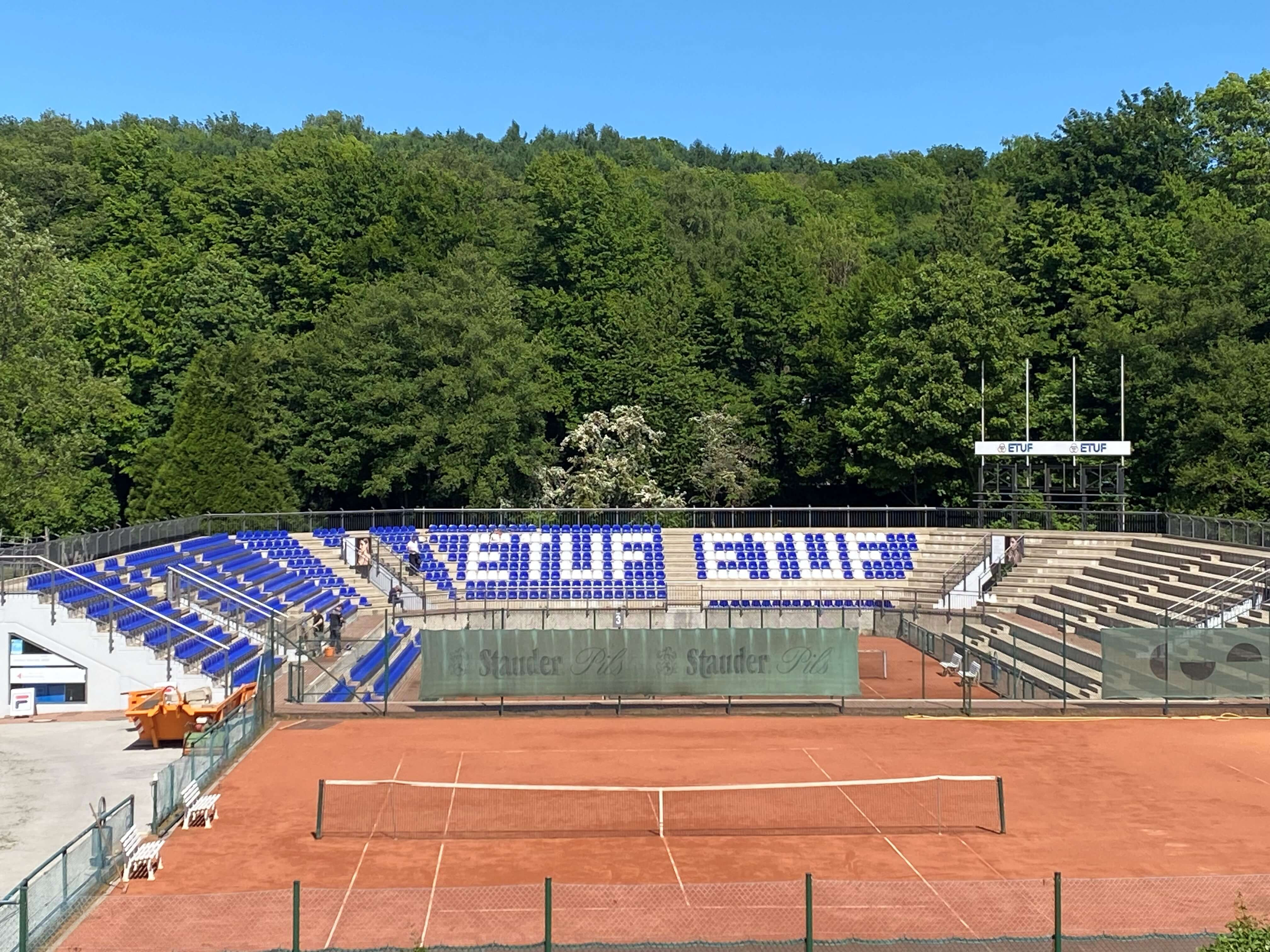 ETUF Tennisanlage - Centercourt.