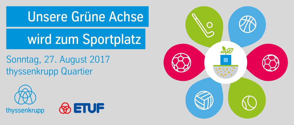 Essener Vereine und thyssenkrupp laden zu Sport und Spass für die ganze Familie ein.