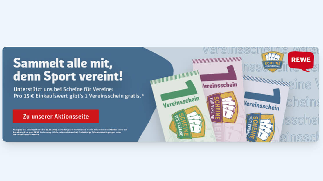 Scheine für Vereine - macht mit!
