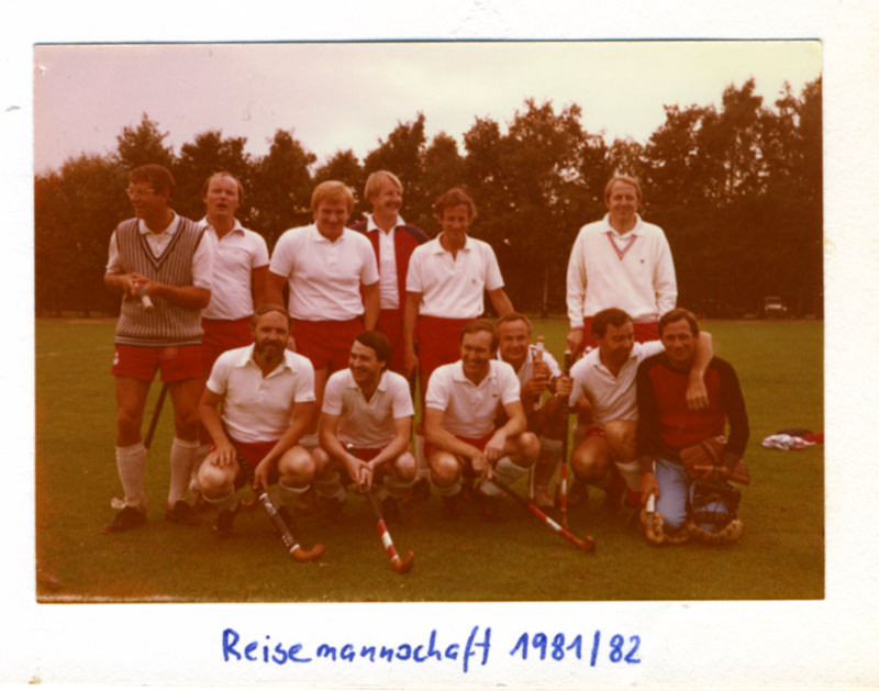 Reisemannschaft 1981/82.