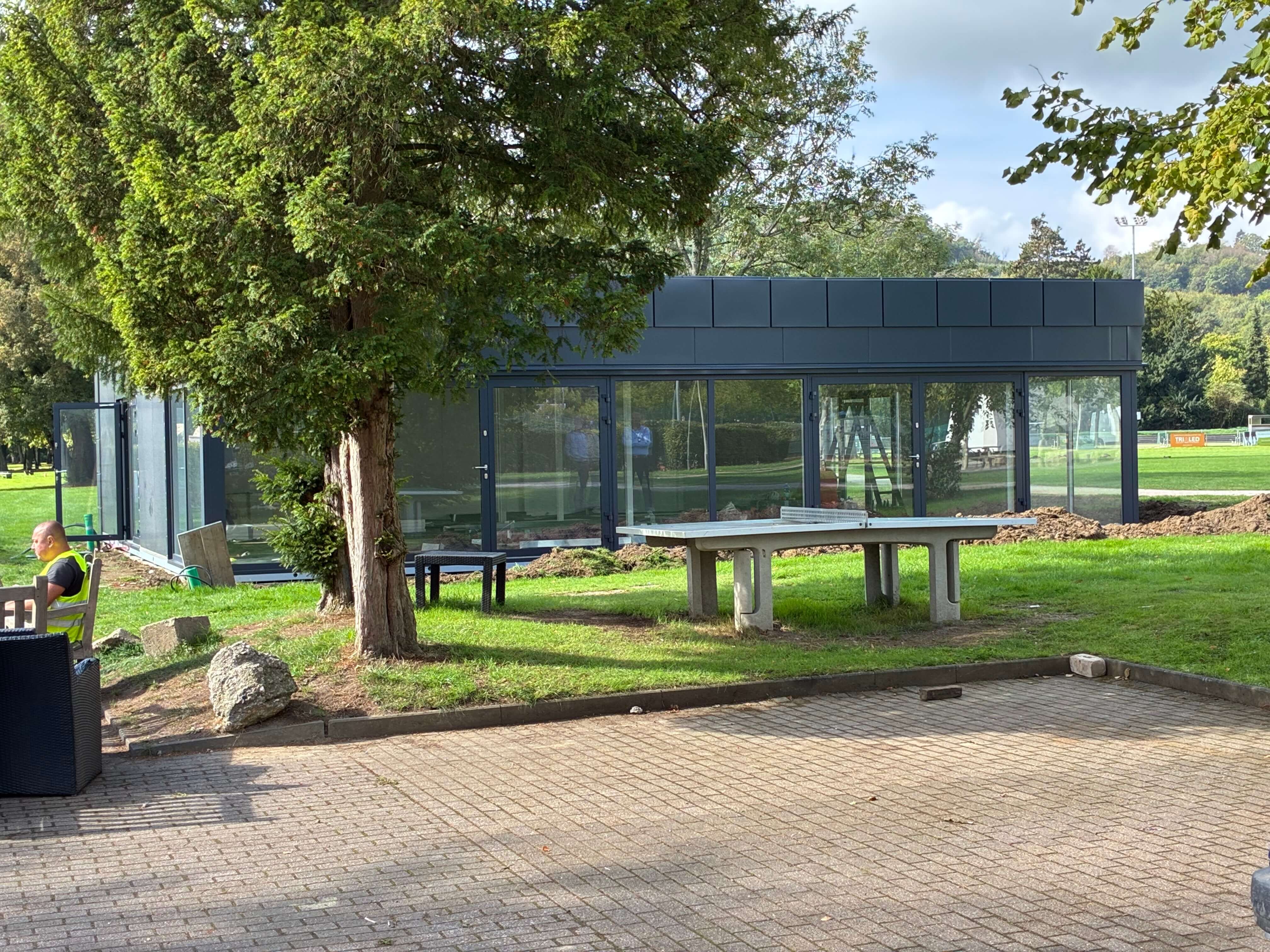Das ETUF Segelzentrum im "Rohbau".