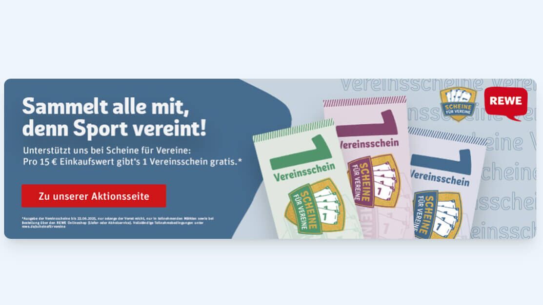 Scheine für Vereine - macht mit!